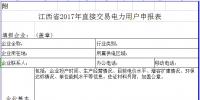 江西:印发2017年电力用户与发电企业直接交易<font color=