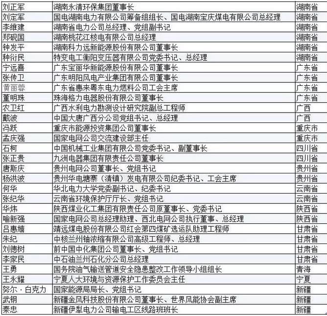 有哪些能源电力大佬将参加两会?