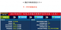 广东5月电力竞价<font color=