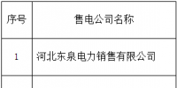 冀北新公示25家售电公司