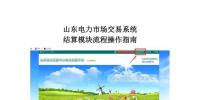 山东电力市场交易系统结算<font color=