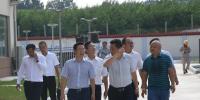 三一重能董事长周福贵参观大唐海西宝山风电场
