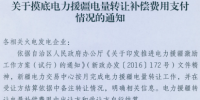 新疆摸底电力援疆电量转让补偿费用支付情况
