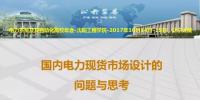 国内电力现货市场设计的问题与思考
