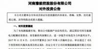 豫能控股:近8亿元投建河南桐柏凤凰风电项目