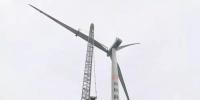 江苏高邮风电第一台风机成功吊装!看看过程 非常不简单!