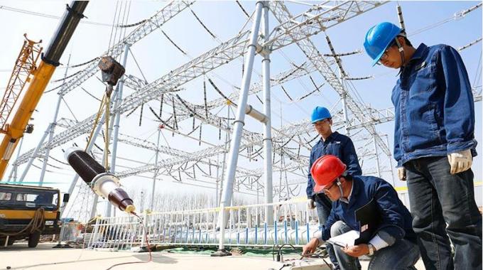 安徽电网迎峰度夏“头号工程”全面进入电气施工高峰期