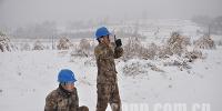 临江供电:冒雪特巡<font color=