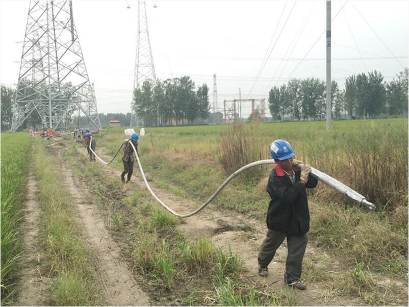 山西晋北—南京±800千伏特高压直流输电线路工程铜山段竣工