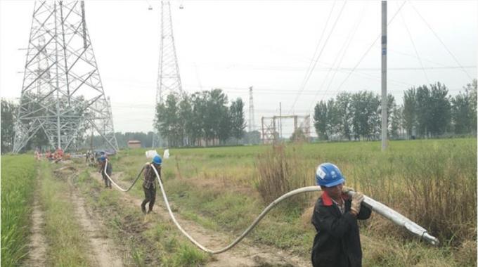 山西晋北—南京±800千伏特高压直流输电线路工程铜山段竣工