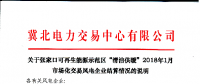 张家口2018年1月份参与清洁工暖电力用户实际用电量为27919.418兆瓦时