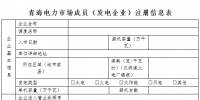 青海发电企业市场注册提交材料清单