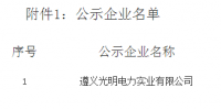 贵州公示1家售电公司