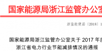 2017年度浙江省电力行业节能减排情况:燃煤机组平均供电煤耗297.41克/千瓦时