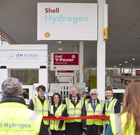Shell和ITM Power开设英国首个“罩棚”氢气站