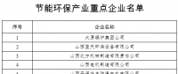 《山西省节能环保产业2018年行动计划》附环保产业重点项目表