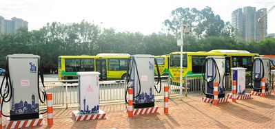 广州：力争9月底前万辆纯电动公交上路