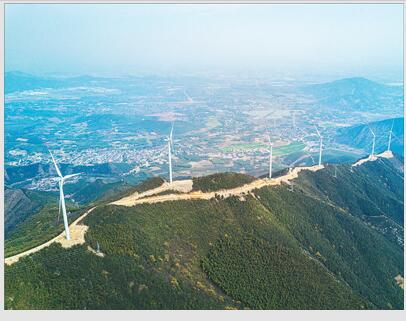 浙北最大低风速风电场一期（53MW）正式并网发电