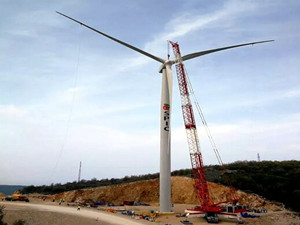 上海电力首个欧洲风电项目顺利完成首台风机吊装