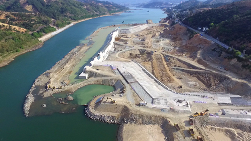 福建水口水电站坝下工程一期围堰完成施工 2022年工程全面竣工