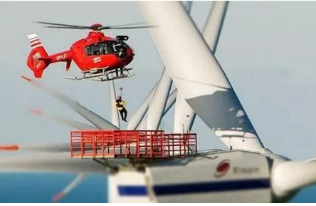 欧洲用直升机，中国的海上风电运维却靠船和人，是因为穷吗？不！