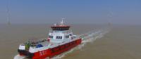 震撼！国内首艘具国际理念风电运维船正式服役亚洲最大海上风场！