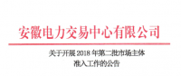 安徽2018年第二批市场主体准入工作展开