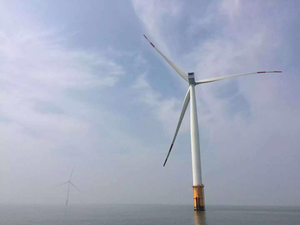 如东海上风电投运 中国成少数具备海上风电核心建设能力国家