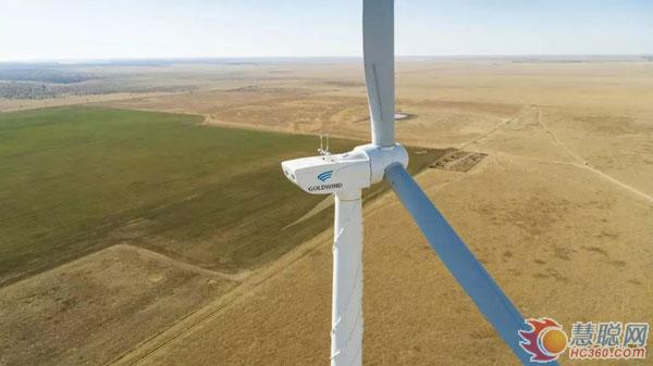 金风科技GW3.0MW(S)智能风机是目前美国境内最高风力发电机组