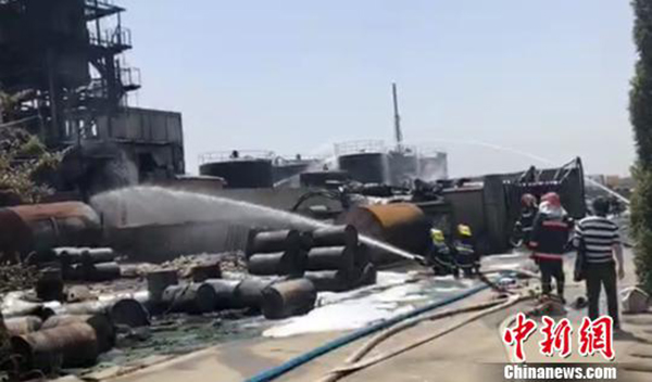 扬州江都一化工厂发生火灾波及相邻化工企业，无人员伤亡