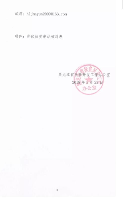 黑龙江扶贫办：非贫困村坚决不允许建光伏扶贫电站