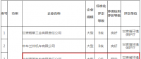 甘肃省2017年工业企业环境保护标准化建设暨环境信用评价等级评定结果：涉及8个火电企业