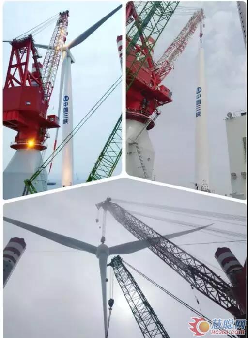 【咨询】三峡新能源江苏大丰海上风电项目首台风机吊装成功