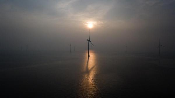 江苏如东：海上风电助推绿色发展