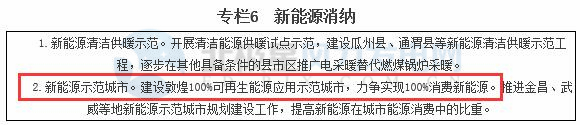 甘肃省政府：择机启动风电基地项目及外送工程、2018年完成分散式风电规划......