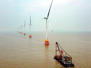 浙江舟山普陀6号海上风电工程年底实现全面并网发电