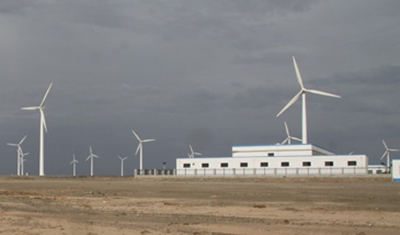 我国首座十万千瓦级风电基地正式并网