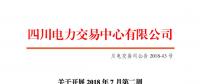 四川开展2018年7月第二周富余电量交易 电量总需求3.01亿千瓦时