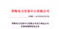 青海发布2018年7月售电公司注册备案情况 155家售电公司均无配电运营权