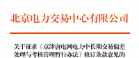 全文丨京津唐电力中长期交易偏差处理与考核管理暂行办法修订