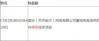 国华（齐齐哈尔）风电有限公司富裕风电场风机机舱内吊车技改项目中标候选人公示