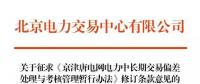 京津唐电力中长期交易偏差处理与考核管理暂行办法修订