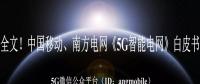 重磅全文！南方电网、中国移动《5G智能电网》白皮书