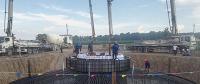 河南开封通许49.5兆瓦风电项目首台风机基础浇筑完成