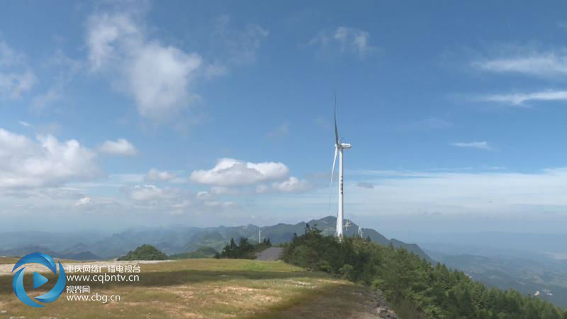 石柱千野草场风电场入选《重庆风车地图》