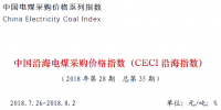 中电联公布沿海电煤采购指数CECI第35期：煤价持续下行