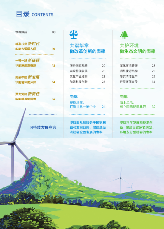 核准风电项目38个 共计314.55万千瓦！华能集团《2017年可持续发展报告》发布