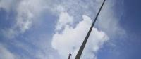 广西贺州大桂山(40MW)风电场首台风电机组吊装完成
