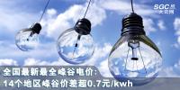 【收藏】全国最新最全峰谷电价:14个地区峰谷价差超0.7元/kwh