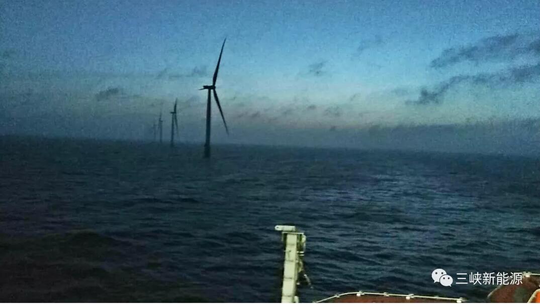 三峡新能源江苏海上风电项目成功应对台风“摩羯”